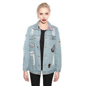 peacocks denim jacket