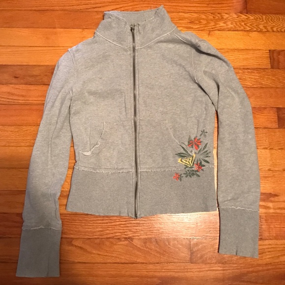 Embroidered zip up Roxy jacket - Picture 3 of 3