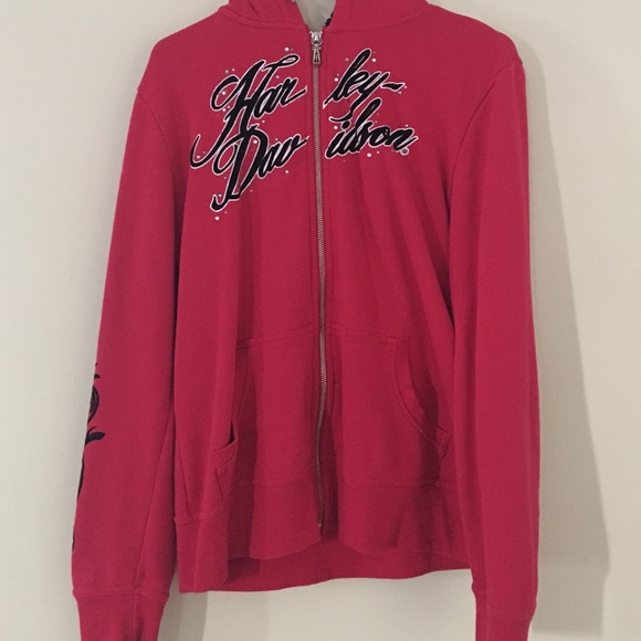 Harley Davidson zip up sweatshirt