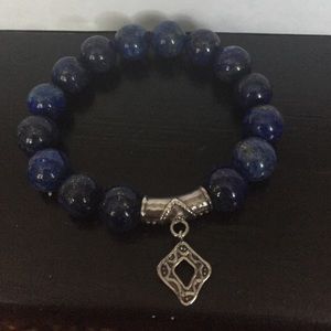 Silpada sterling sliver and blue lapis bracelet