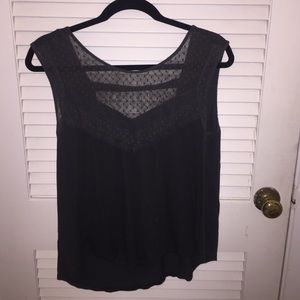 American Eagle Mesh V-neck