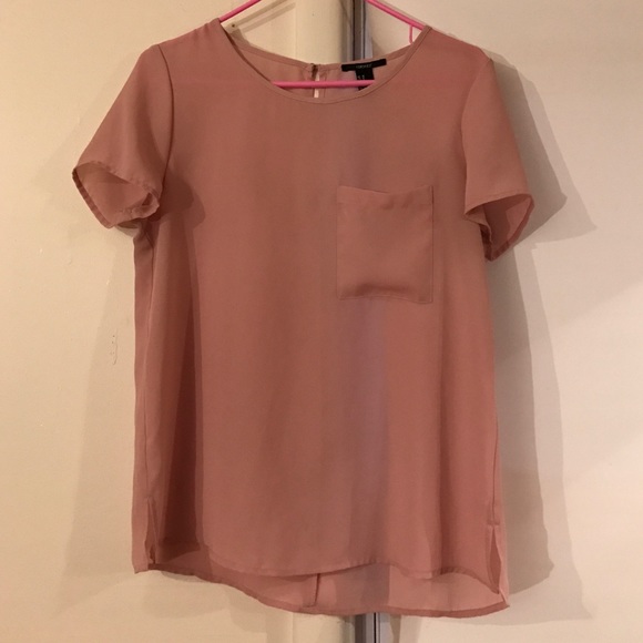 Sheer pink top from Forever 21