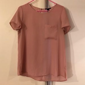 Sheer pink top from Forever 21