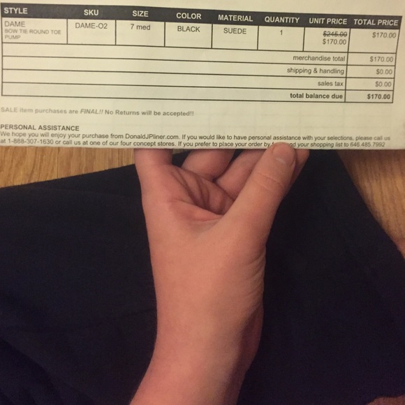 Couture Donald J Pliner Bow Tie Pump Heels - Picture 4 of 4