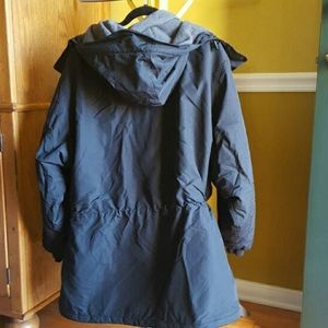 Lands End Black Parka Winter Jacket