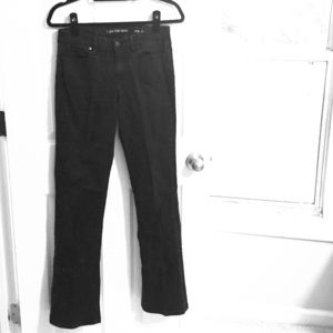 Calvin Klein Jeans sz 28 black bootcut w 32 inseam
