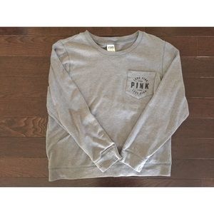 Grey PINK Sweatshirt