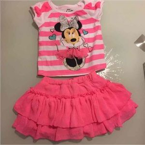 Neon Pink Minnie Mouse Outfit