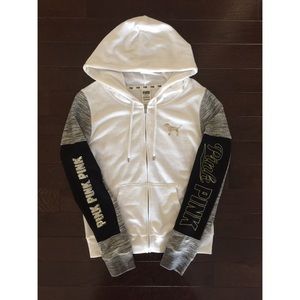 PINK Gold Sequin Hoodie