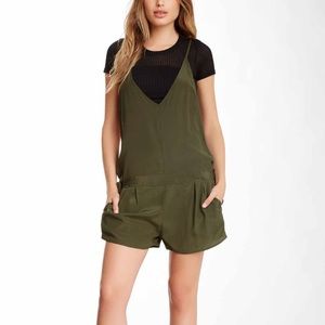 ** House of Harlow Abbey Silk Romper **