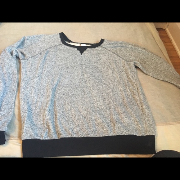 Grey and Black Forever 21 Sweater