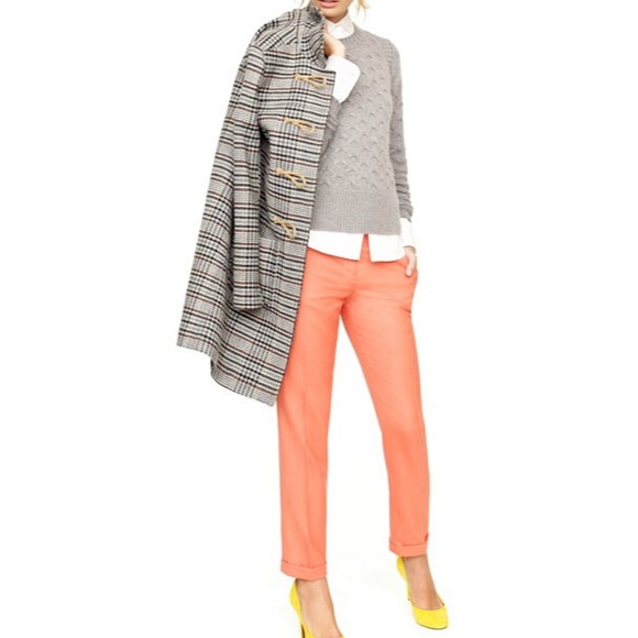 Banana Republic Pants - BANANA REPUBLIC CUFFED PEACH CAPRIS