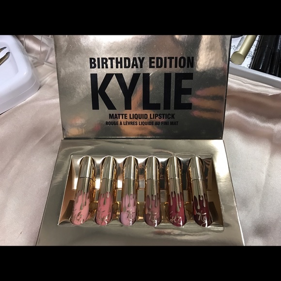 LIMITED EDITION Birthday Kylie lipsticks.