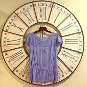 Periwinkle blue blouse