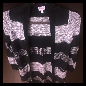 Justice...girls knee length sweter jacket