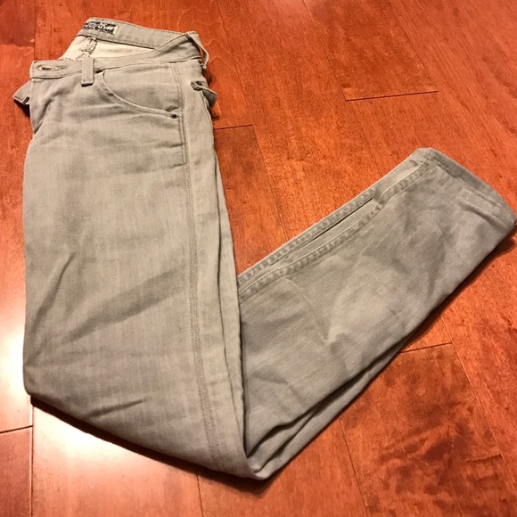 HUDSON GRAY SKINNY JEANS