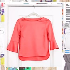 ASOS Mid Flared Sleeves Crop Top