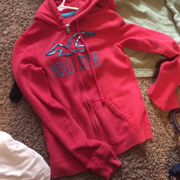 Hollister zip up sweatshirt