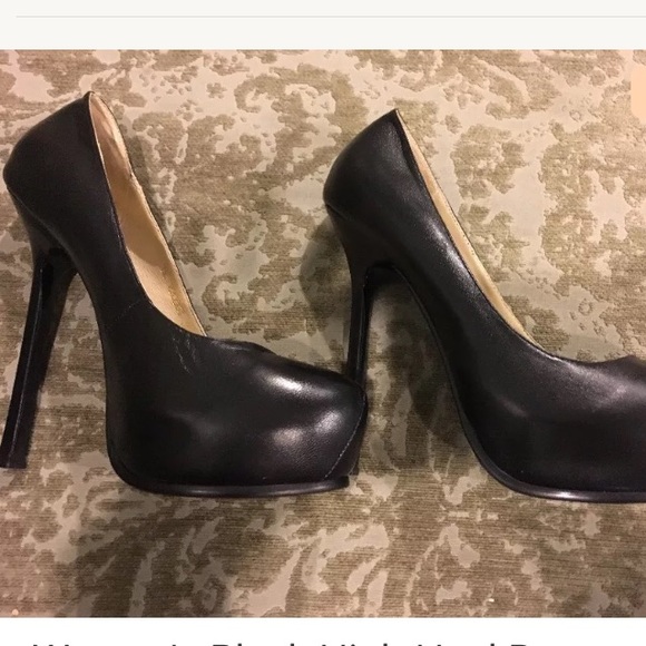 Shoes Womens Leather Black Pumps Poshmark