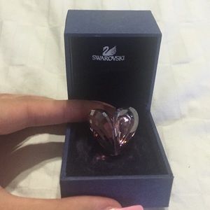 Swarovski Purple Heart ring.
