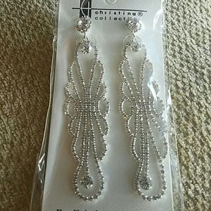 Chandelier diamond earrings
