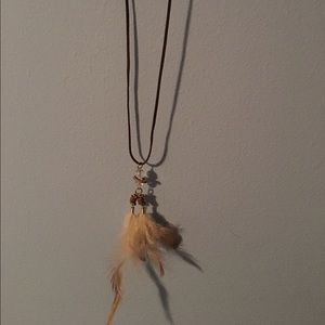 Feather necklace