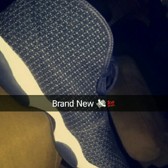 Brand New Navy Blue & White Futures