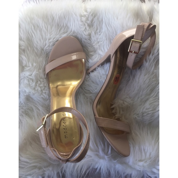 Strapped Pastel Nude Pink Heels