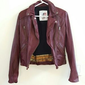 Free People Classic Biker Jacket