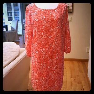 3/ sleeve shift dress