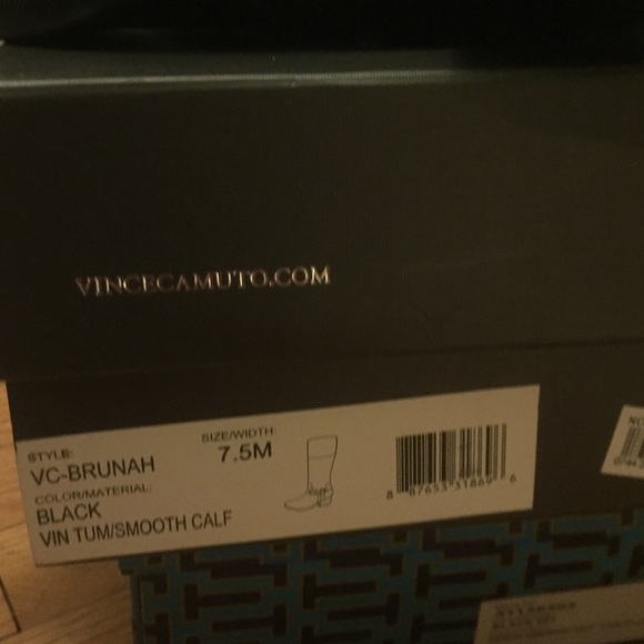 Vince Camuto Black Brunah Boots - Picture 4 of 4