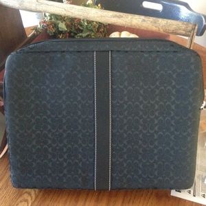 Coach laptop holder