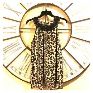 Leopard Print Blouse