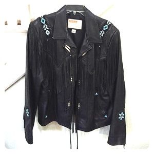 Authentic Arturo fringe leather jacket (unisex).