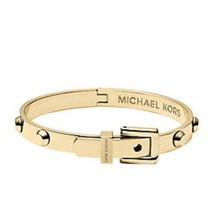 Michael Kors - Astor gold-tone buckle bangle
