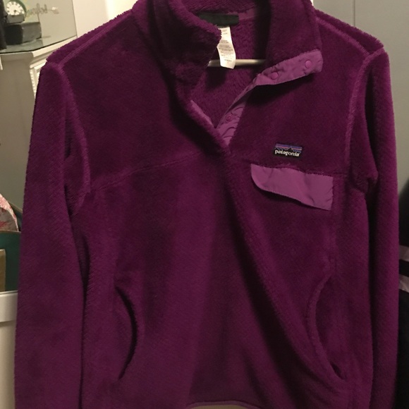 Purple Patagonia coat