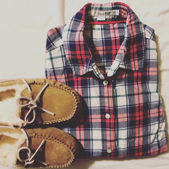 Boden Button-down Flannel Shirt