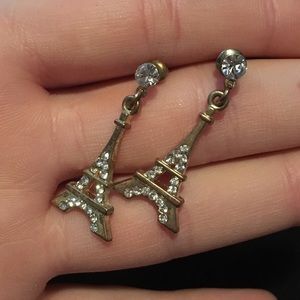 Eiffel Towers dangly earrings