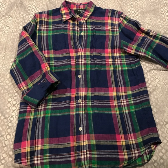 Ralph Lauren women's over size flannel