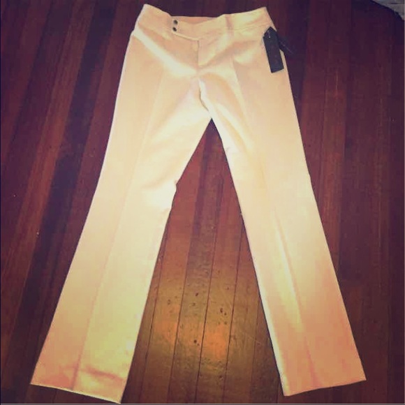 NWT Ralph Lauren off white lined wool pant size 6