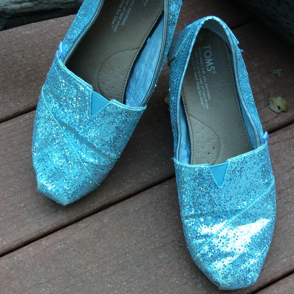TOMS Shoes - Tom's Sparkle Sky Blue.