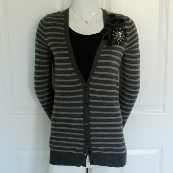 LOFT Sweaters - Ann Taylor LOFT Beaded Cardigan