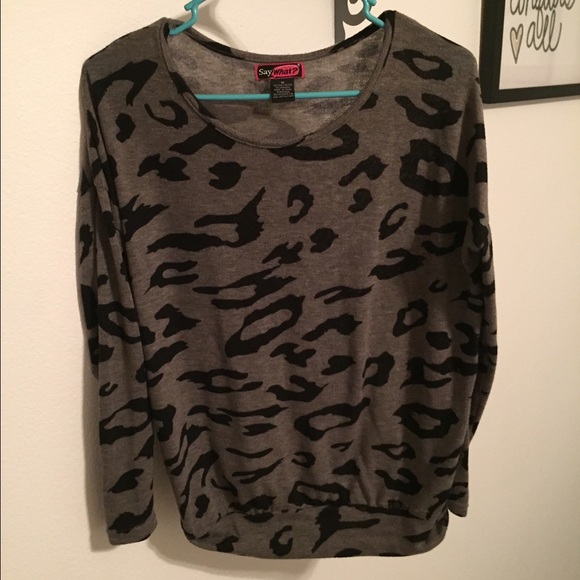 Cheetah sweater