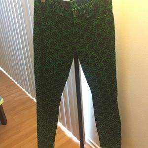 J Crew printed corduroys