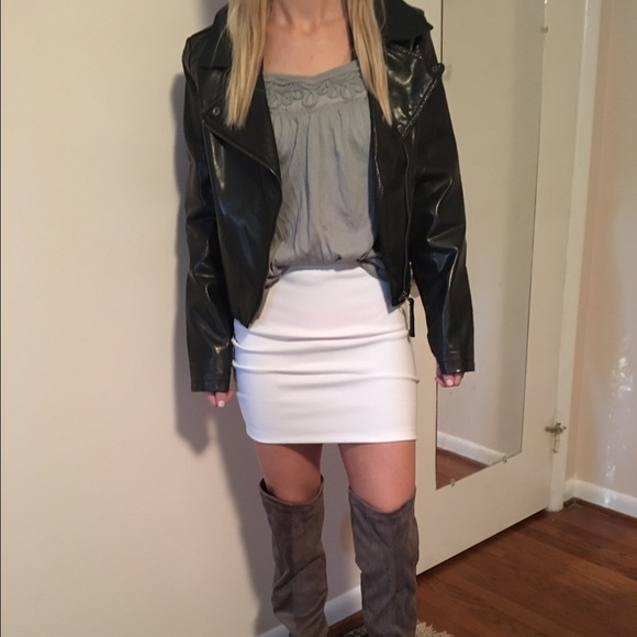 White skirt