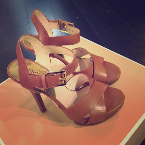 Michael Kors luggage heels