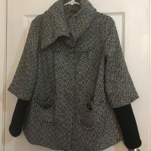 Forever 21 tweed pea coat