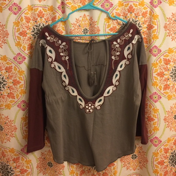 Free People We The Free Road Crew Sweatshirt - Picture 2 of 3