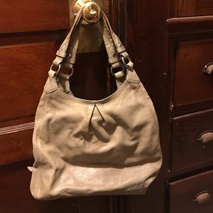Grey Coach shoulder bag