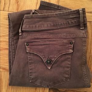 Hudson brown skinny jeans